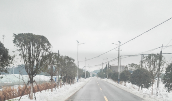 省道S356董家垅-朱新線路口9.3公里，都清理到邊，路面不見雪 高橋鎮(zhèn).jpg